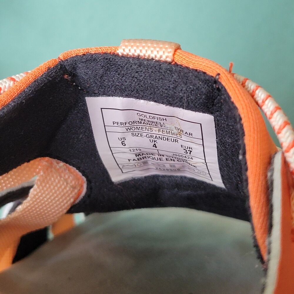 Merrell Terran Cage Sport Sandals Women's Size 6 Goldfish Orange Outdoor Walking - Picture 5 of 13